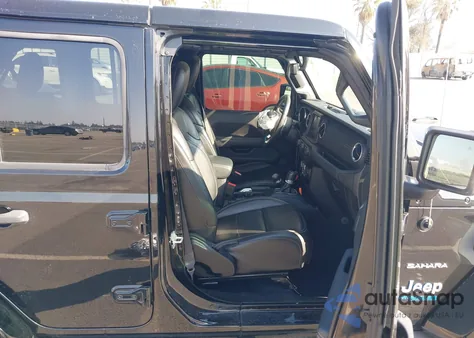 2022 Jeep Wrangler 4Xe Unlimited Sahara 4X4 from USA, damaged, VIN 1C4JJXP67NW114313